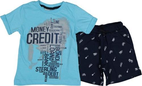 Erkek Çocuk Mavi Şortlu Takım 202187