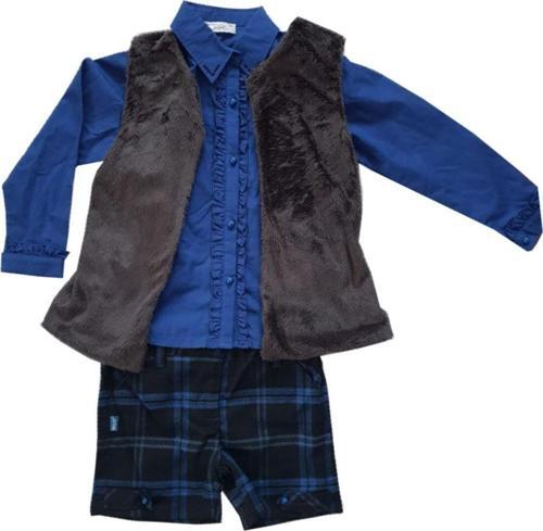 Kız Yelekli 3 Lü Kız Takım