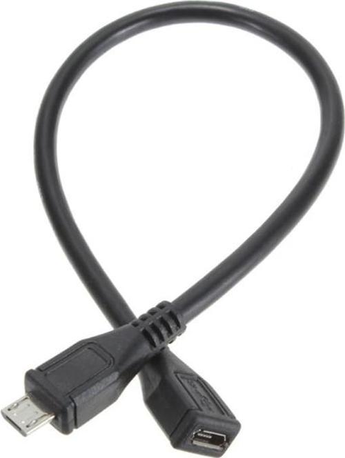 Micro Usb Dişi - Erkek Uzatma Kablosu 27cm