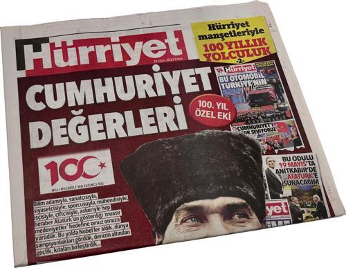 29 Ekim 2023 Hürriyet Gazetesi 100.Yıl Özel 2.Eki