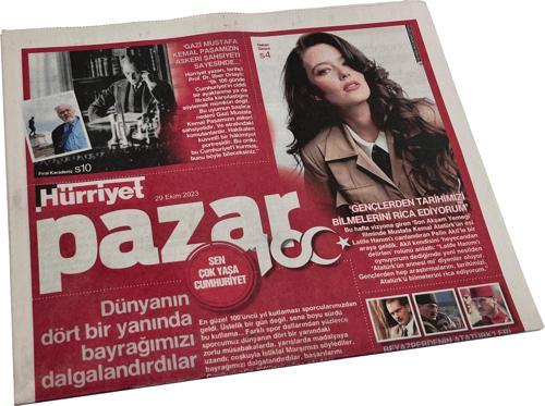 29 Ekim 2023 Hürriyet Gazetesi Eki (Pazar)