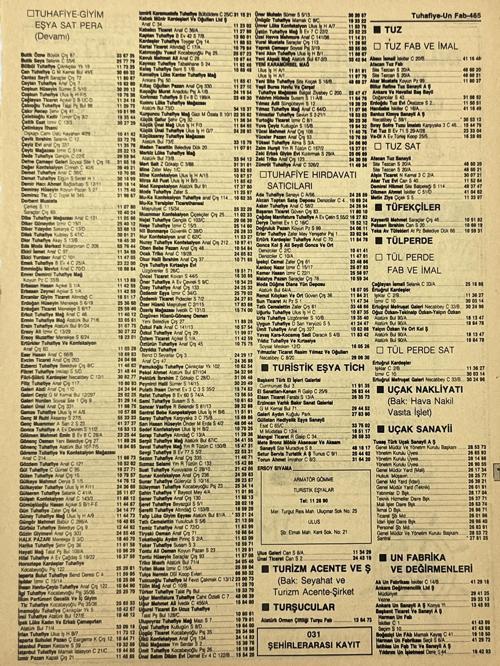 Ankara 1986 Meslek Reklam İlanı Efemera S465