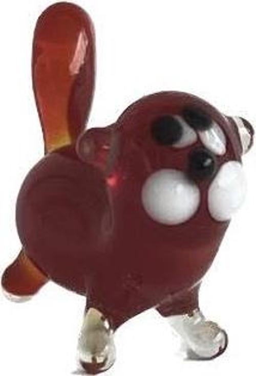 El Yapımı Mini Murano Cam Kedi Biblo A99-02