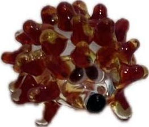 El Yapımı Mini Murano Cam Kirpi Biblo A154-05