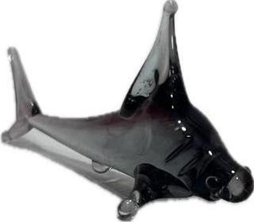 El Yapımı Mini Murano Cam Köpek Balığı Biblo A160-03