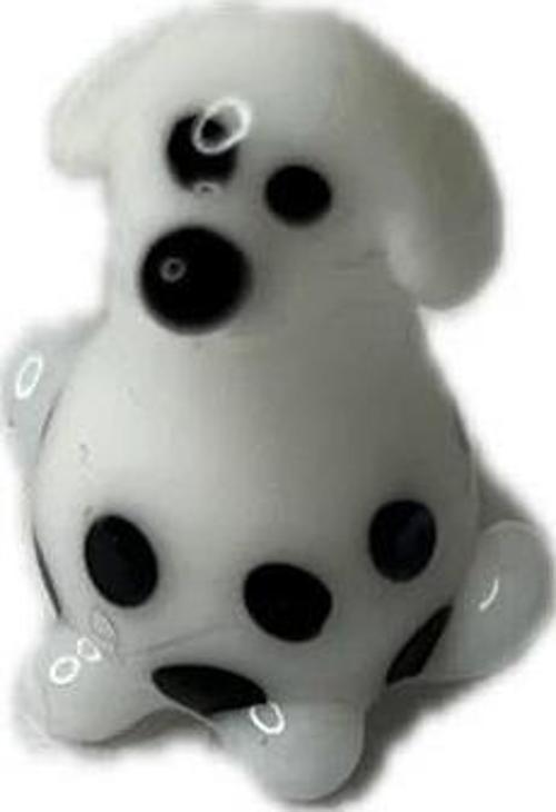 El Yapımı Mini Murano Cam Köpek Biblo A146-01