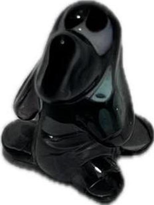 El Yapımı Mini Murano Cam Köpek Biblo A167-01