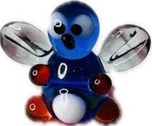 El Yapımı Mini Murano Cam Arı Biblo A150-02