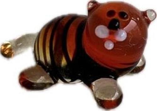 El Yapımı Mini Murano Cam Kunduz Biblo A152-03