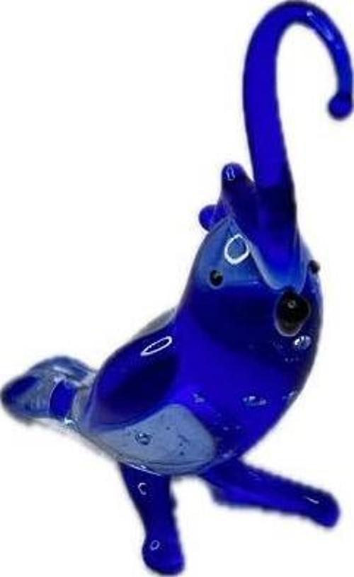 El Yapımı Mini Murano Cam Kuş Biblo A148-03