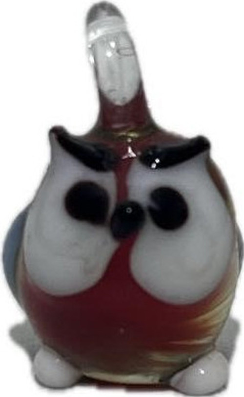 El Yapımı Mini Murano Cam Baykuş Biblo A156-02