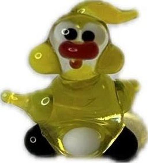 El Yapımı Mini Murano Cam Ördek Biblo A146-05