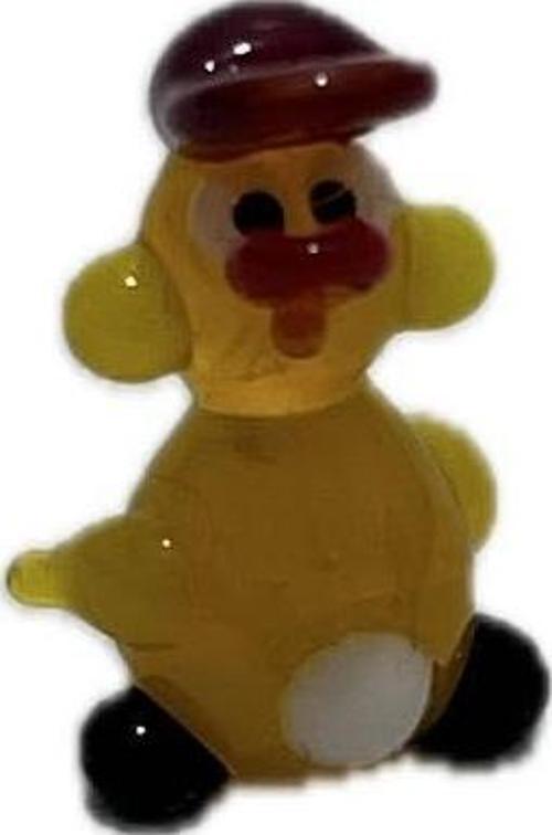 El Yapımı Mini Murano Cam Ördek Biblo A157-02