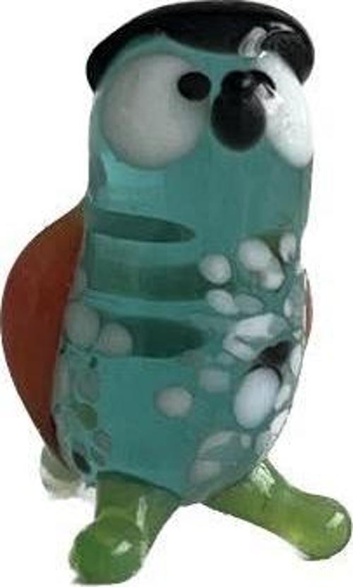 El Yapımı Mini Murano Cam Baykuş Biblo A97-02