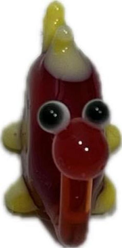 El Yapımı Mini Murano Cam Dinozor Biblo A170-07