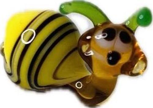 El Yapımı Mini Murano Cam Salyangoz Biblo A147-04