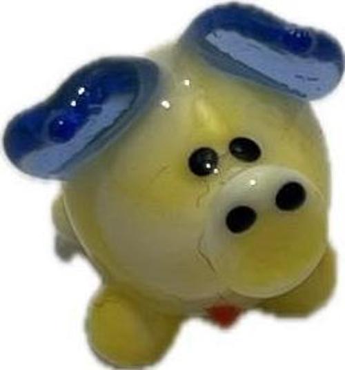 El Yapımı Mini Murano Cam Domuz Biblo A159-01