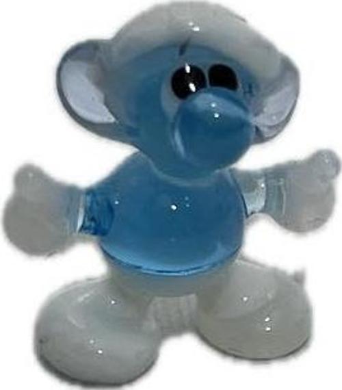 El Yapımı Mini Murano Cam Şirinler Biblo A162-03