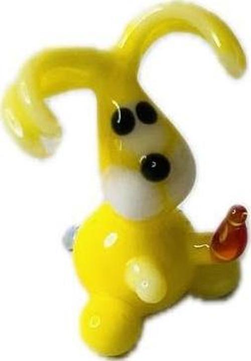 El Yapımı Mini Murano Cam Tavşan Biblo A149-04
