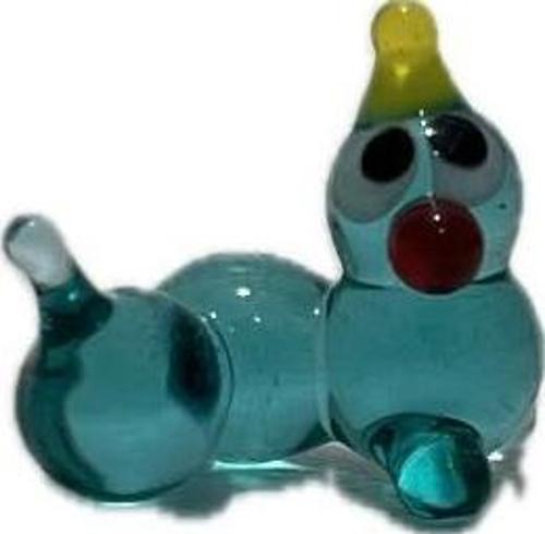 El Yapımı Mini Murano Cam Tırtıl Biblo A161-04