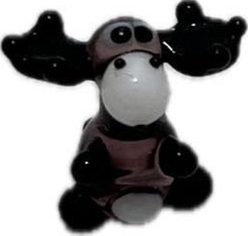 El Yapımı Mini Murano Cam Geyik Biblo A165-08