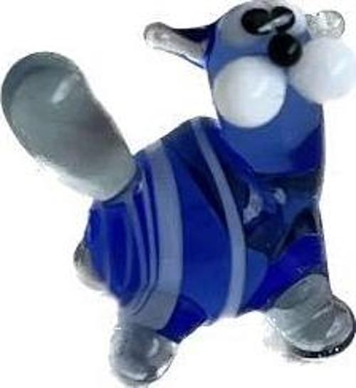 El Yapımı Mini Murano Cam Kedi Biblo A114-02