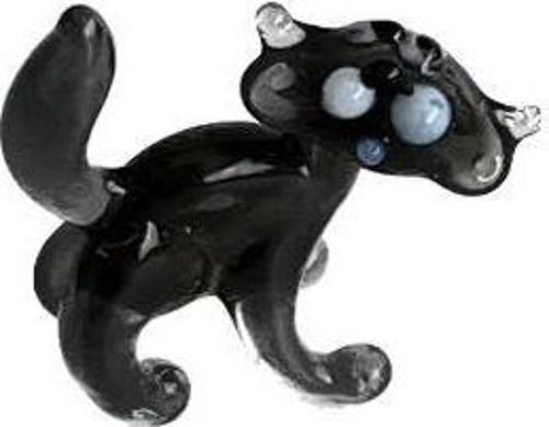 El Yapımı Mini Murano Cam Kedi Biblo A115-04