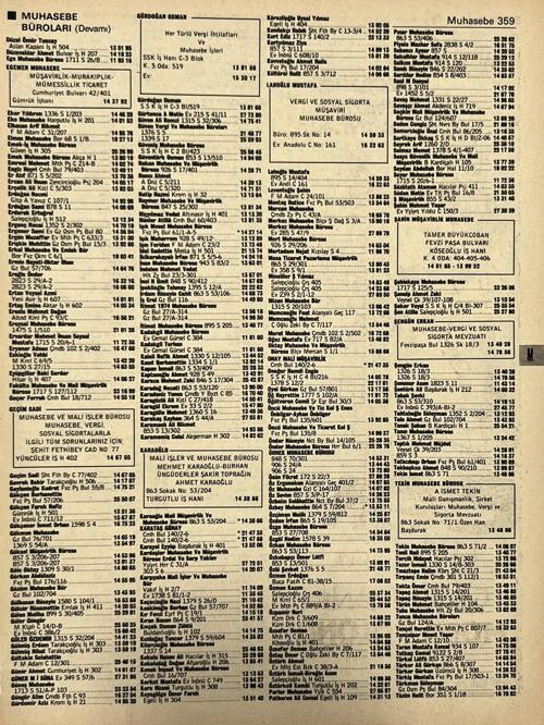 İzmir 1982-1983 Meslek Reklam İlanı Efemera S359