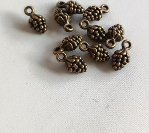 Üzüm Salkımı Metal Çinko Alaşım Kolye Ucu 12x5mm 10 Adet