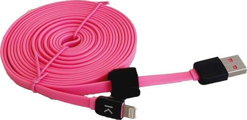 Lightning Şarj Data Kablosu 3mt Pembe