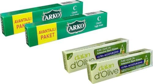 Arko Yağlı Krem 30 Cc X 2, Zeytinyağlı Yoğun Bakım Kremi 20 Ml X 2