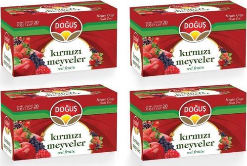 Kırmızı Meyveler Çayı 20Li X 4 Adet