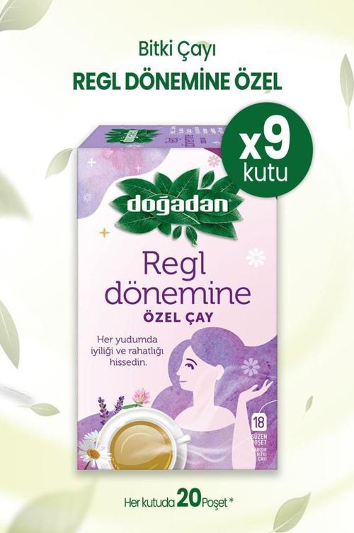 Regl Dönemine Özel Bitki Çayı X 9 Adet