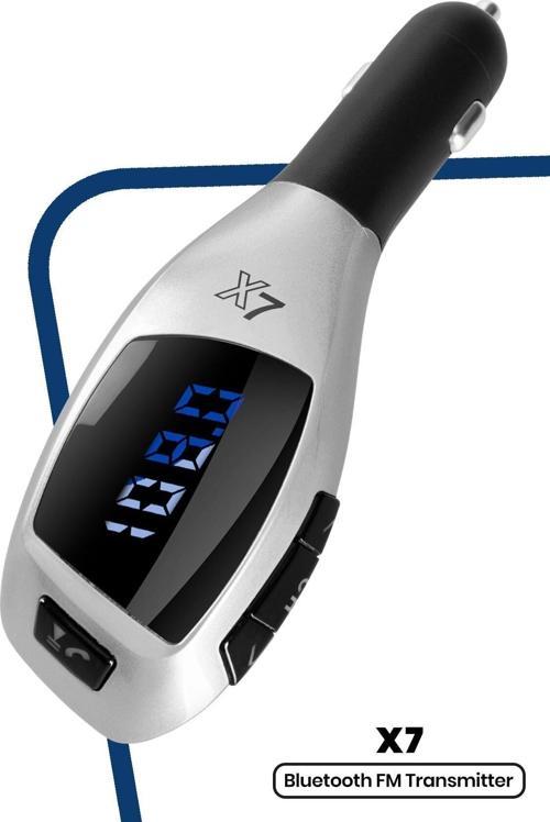 X7 Kablosuz Araç Fm Transmitter Bluetooth Çakmaklık Girişli Oto Müzik Çalar Kiti