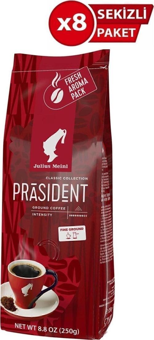 President Filtre Kahve 220G X 8 Adet