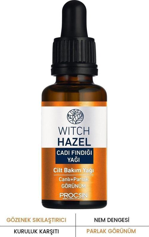 Cadı Fındığı Doğal Nemlendirici Witch Hazel Cilt Bakım Yağı 20 Ml
