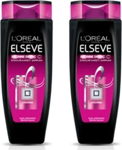 L'Oreal Paris Elseve Arginine Direnç X3 Dökülme Karşıtı Şampuan 520 Ml X 2 Adet