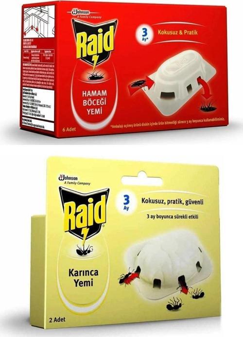 Böcek Yemi 6'Lı + Karınca Yemi 2'Li