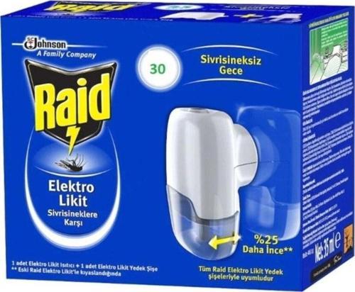 Sivrisineklere Karşı 30 Gece Elektro Likit Isıtıcı + 1 Yedek Şişe 21 Ml