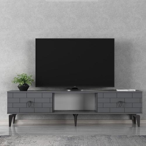 Varrna Tv Sehpası Alt Modül Antrasit-Antrasit