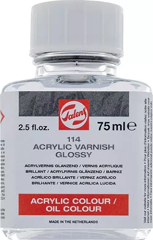 Acrylic Varnish Glossy 75ml Akrilik Boya Parlak Vernik / 114