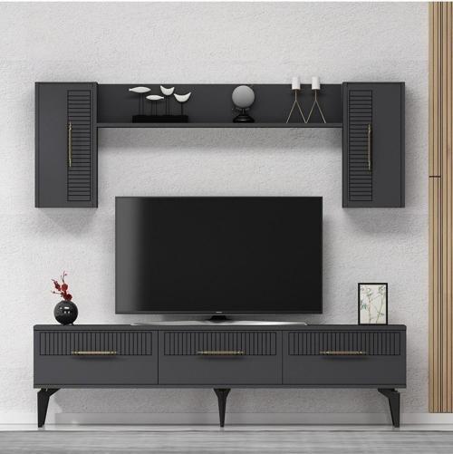 Allvin Tv Ünitesi Takım Antrasit - Antrasit