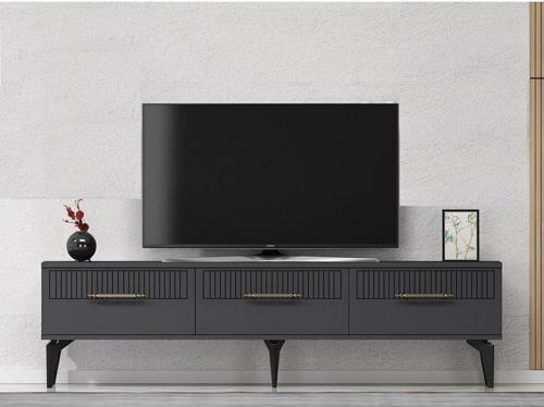 Allvin 180 Cm Tv Sehpası Antrasit Antrasit