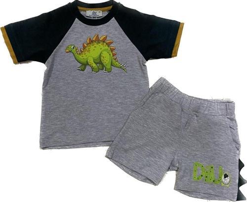 51513 Dinazorlu Şortlu Takım Gri Yeşil