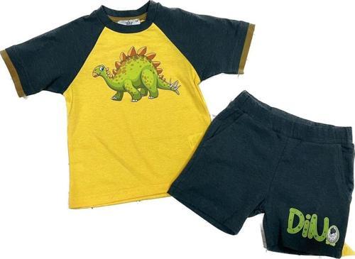 51513 Dinazorlu Şortlu Takım Sarı Yeşil