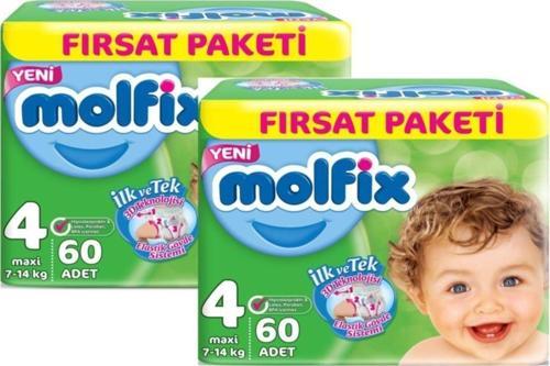 Fırsat 4 Maxi (7-14Kg) 2 Li Pk 60X2=120 Adet