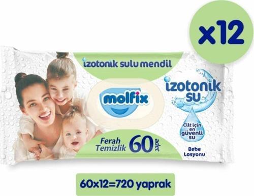 Izotonik Sulu Islak Mendil Ferah Temizlik 720' Li