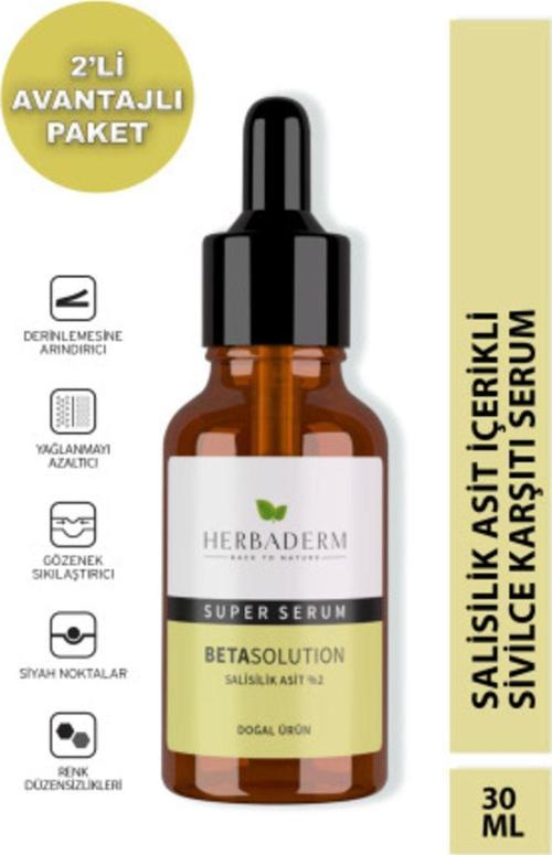 Süper Serum Beta Solution (Salisilik Asit %2) Sivilce Karşıtı 30 Ml X2