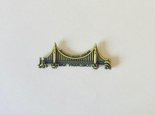 Usa San Francısco  “Golden  Gate”Metal Magnet