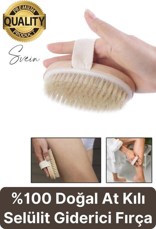 %100 Doğal At Kılı Çatlak Karşıtı Banyo Peeling Fırçası Kese Ölü Deriden Arındırır